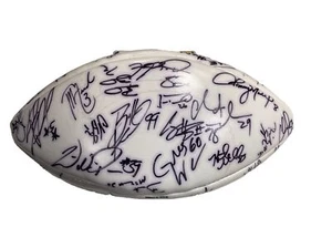 STEELERS SUPER BOWL XL TEAM SIGNED BEN ROETHLISBERGER JEROME BETTIS FOOTBALL JSA - Picture 1 of 13
