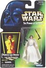Figurine articulée carte verte Star Wars Power of the Force princesse Leia Organa