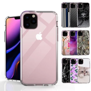 Slim Lightweight Hard Back Case w/Flexible Bumper Cover for iPhone 11 Pro - Picture 1 of 52
