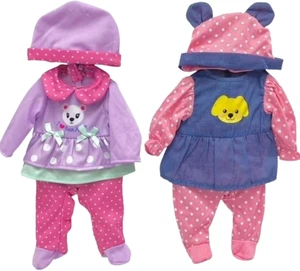 Doll Baby First Born 14-Inch Doll Clothes – 2 Pc Baby Doll Outfits - Picture 1 of 12