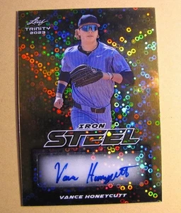 2023 Leaf Trinity Iron Steel VANCE HONEYCUTT - 1/1 - Donut Rookie Auto Autograph - Bild 1 von 2