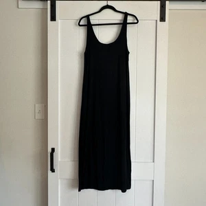 Maxi abito nero relaxed EILEEN FISHER taglia S - Foto 1 di 8