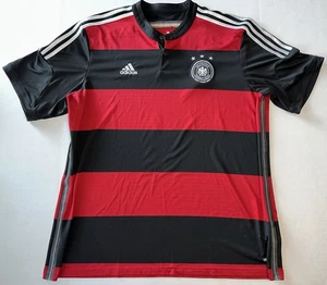 Germany 2014/2015 Away World Cup adidas Football Jersey S/S Shirt Sz Mens 2XL - Picture 1 of 9
