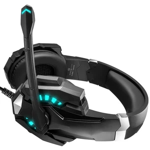 LED Gaming Headphones With Noise Cancellation Mic For Gaming Console TRRU - Picture 1 of 10