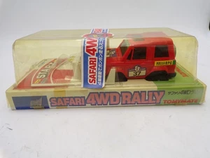 Vintage 1990 Tomy Japan 4WD Safari Rally MIB Schaper Stompers Rough Riders Soma - Picture 1 of 5