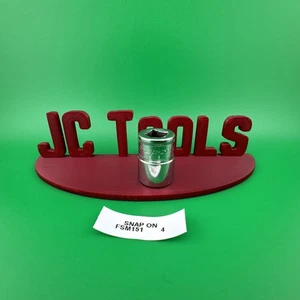 Snap On FSM151 3/8" Drive 6-Point Metric 15mm Shallow Chrome Socket 4 - Picture 1 of 10