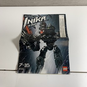 VINTAGE 2006 LEGO BIONICLE INIKA TOA NUPARU 8729 INSTRUCTION BOOKLET ONLY