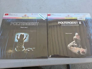 POLTERGEIST "THEY'RE HERE" POLTERGEIST II "THE OTHER SIDE" LOT OF 2 LASERDISC (B - Picture 1 of 5