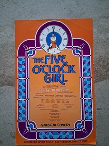 The Five O'Clock Girl - 1979 Poster from Goodspeed Opera House, Connecticut - Picture 1 of 3