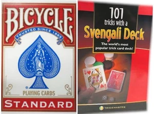 Svengali Deck Bicycle Red Back Instant magic trick New-Magic Cards Plus Book - Picture 1 of 3