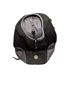 Sportsack Hund Haustier Rucksack Wandern Reisen Radfahren Träger 16" schwarz S/M Rasse - Bild 1 von 4