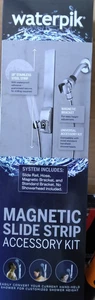Waterpik 18 in. Magnetic Shower Slide Strip Accessory Kit in Chrome - Picture 1 of 3