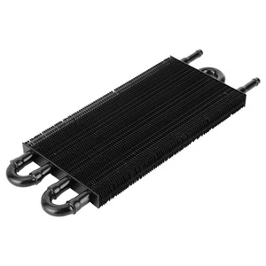 Oil Cooler 4Rows Aluminum Universal Engine Oil Cooling Black Pratical For Cool - Picture 1 of 12