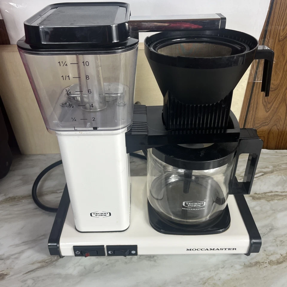 Máquina de café Techni Vorm KBG apagada automática probada sin cubierta de café Foto 1 de 4