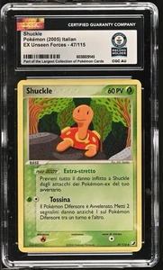 Shuckle Pokémon (2005) Italian EX Unseen Forces - 47/115 World Record 1/1 - Picture 1 of 3