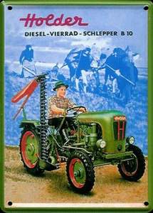 Soporte Tractor Metal Postal / Mini Señal 110mm x 80mm (hi) - Imagen 1 de 1