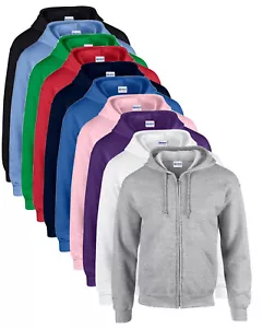 Gildan Heavy Blend� Full Zip Hoodie Hooded Sweat Jacket Jumper S-5XL - Picture 1 of 19