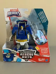 NEW Playskool Heroes Transformers Rescue Bots Academy POLICE BOT CAR VEHICLE - Picture 1 of 5
