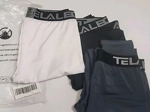 3 x TELALEO Youth Compression Leggings Athletic Base Layer | Boys Xl, NEW - Picture 1 of 5
