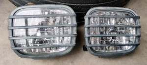 1998-2000 Subaru Forester Glass Fog Lights Lamps Grille Covers Pair Set Genuine - Picture 1 of 12