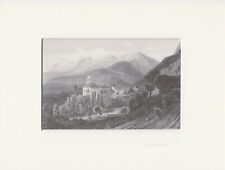 Reichenau & Raxalpen Österreich Druck im Passepartout 18 x 24 cm Print Austria