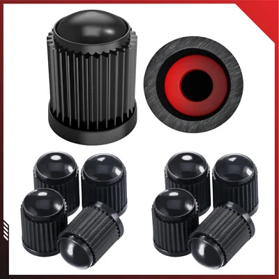 Ventilkappen 10 Stück Ventildeckel Schrader Deckel Auto Ventilschutz-Kappe KFZ - Image 1 of 4