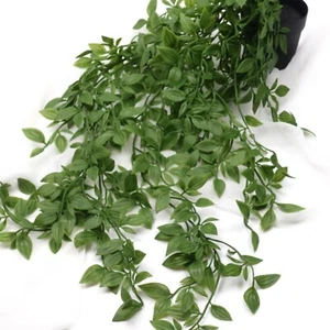 Hanging Plant Leaf in Pot 70cmH Green Planter Artificial Faux Home Wall Decor - Picture 1 of 6