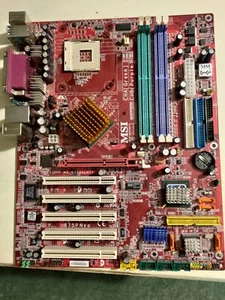 MSI MS-6758 VER 1.0 875PNeo Intel 875P Motherboard - No IO Shield - NO POST!!! - Bild 1 von 7