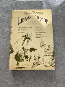 1 - 1969 - CLASSIC - MARK TWAIN'S LIBRARY OF HUMOR - HC / DJ BOOK - Foto 1 di 4
