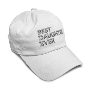 Soft Women Baseball Cap Best Daughter Ever Embroidery Dad Hats for Men - Picture 1 of 55
