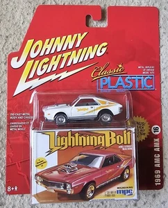 CLASSIC PLASTIC "LIGHTNING BOLT" 1969 AMC AMX JOHNNY WHITE LIGHTNING CHASE CAR - Picture 1 of 1