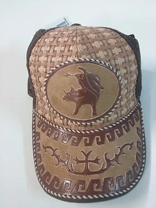 Gorra Charra Western Cowboy ID 107 GOX1 Negro/Beige - Imagen 1 de 4