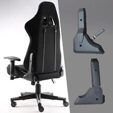2 Pieces High Back Swivel Computer Desk Chair Angle Adjuster for Gaming Seat