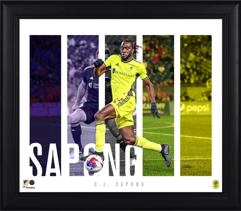 CJ Sapong Nashville SC Framed 15'' x 17'' Player Panel Collage Cover