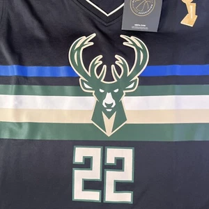 Maglia Khris Middleton uomo 3XL bianca fanatici NBA basket Milwaukee Bucks - Foto 1 di 8