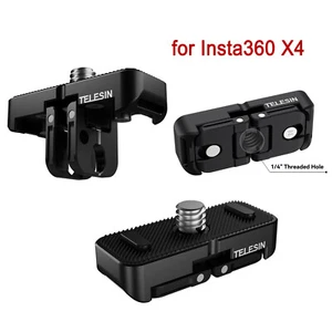 Quick Release Mount Expansion Adapter with 1/4'' Screw for Insta360 X4 Camera - Picture 1 of 13