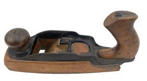 Antique Stanley Bailey Rule & Lever No 35 Transitional Wood Cast Iron Hand Plane - Picture 1 of 8