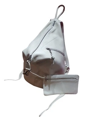 BNWOT Vintage Auth LOEWE ANTON Backpack & dust bag Ivory & natural white - Image 1 of 4