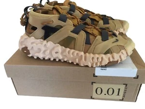 NWT Nike ISPA Sandal OverReact Club Gold Wheat Men Sz 9 CQ2230-700 Women Sz 10.5 - Picture 1 of 19