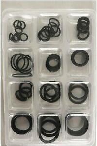 50 Assorted Size Pack of O Rings Plumbing Air Seal Rubber Tap Sink 'O' Thread 