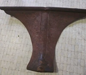Ein großes Holzofenbein aus Metall, Fußtopf Bauchbrenner Heizung Füße, sehr breit! Selten - Bild 1 von 7