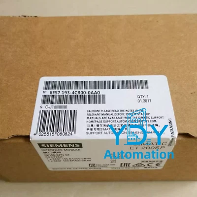 New Siemens 6ES7193-4CB00-0AA0 6ES7 193-4CB00-0AA0 Expedited Shipping - Image 1 of 3