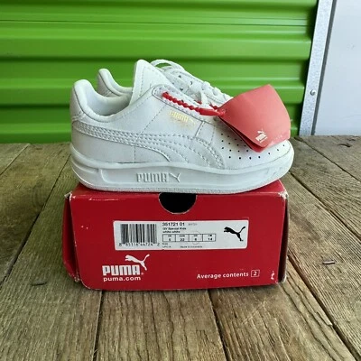 Puma Gv Special Kids Size 6 Black Sneakers Casual Shoes 351721 01 New In Box WTE - Image 1 of 4