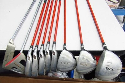 Set Of Affinity RZR Burn Golf Clubs 43" Reg Graphite Shaft Flex RH  - Image 1 of 4