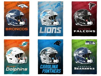 NUEVA NFL Licencia Oficial Polar Velocidad Flex Manta 60" X 80" Fútbol Foto 1 de 4