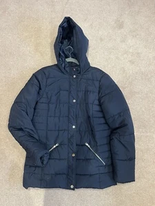 Dorothy Perkins Tall Padded Puffer Coat Navy - Picture 1 of 2