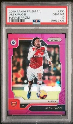 ALEX IWOBI 2019-20 Panini Prizm EPL PURPLE Prizm /99 PSA 10 GEM *gb - Image 1 of 2
