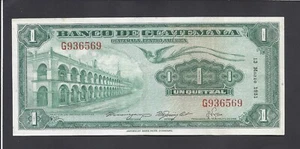 GUATEMALA - 1 QUETZAL 1951 @ XF !!!!! @ - Picture 1 of 2