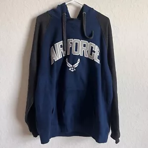 Air Force Top of the World XL Blue Grey Hoodie - Picture 1 of 5