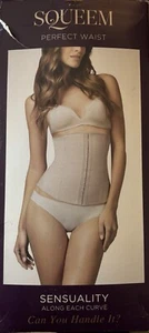 Squeem Perfect Waist Trainer Girdle Shapewear Corset Beige Size 2X - Picture 1 of 4